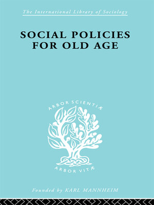 cover image of Social Policies for Old Age